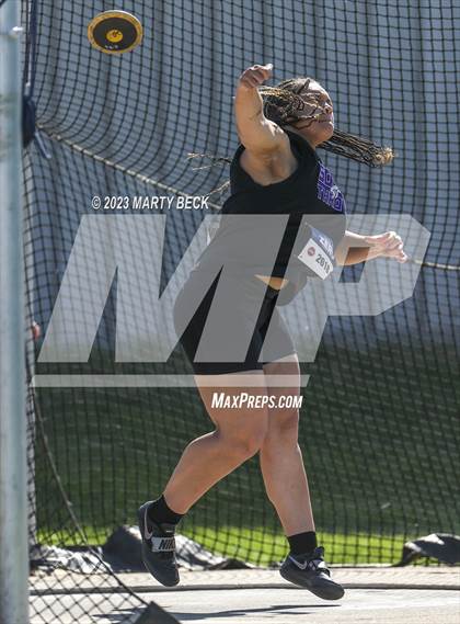 Thumbnail 2 in Class 5 Discus (MSHSAA State Championship) photogallery.