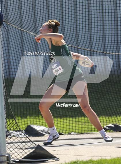 Thumbnail 2 in Class 5 Discus (MSHSAA State Championship) photogallery.