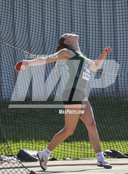 Thumbnail 2 in Class 5 Discus (MSHSAA State Championship) photogallery.