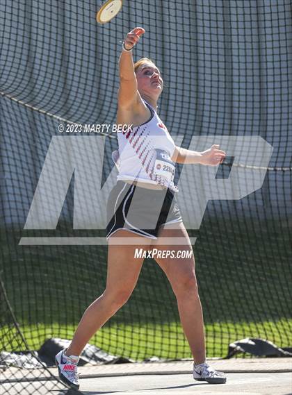Thumbnail 2 in Class 5 Discus (MSHSAA State Championship) photogallery.