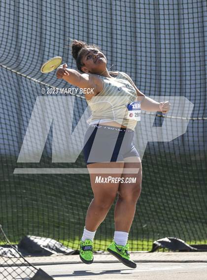 Thumbnail 1 in Class 5 Discus (MSHSAA State Championship) photogallery.