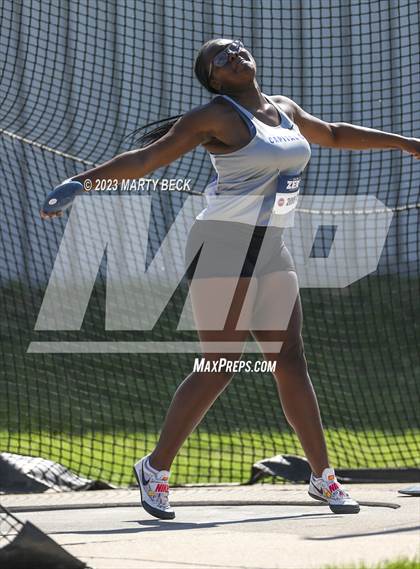 Thumbnail 1 in Class 5 Discus (MSHSAA State Championship) photogallery.