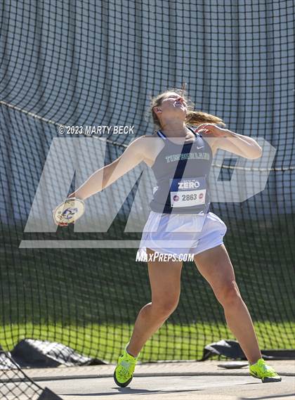 Thumbnail 2 in Class 5 Discus (MSHSAA State Championship) photogallery.