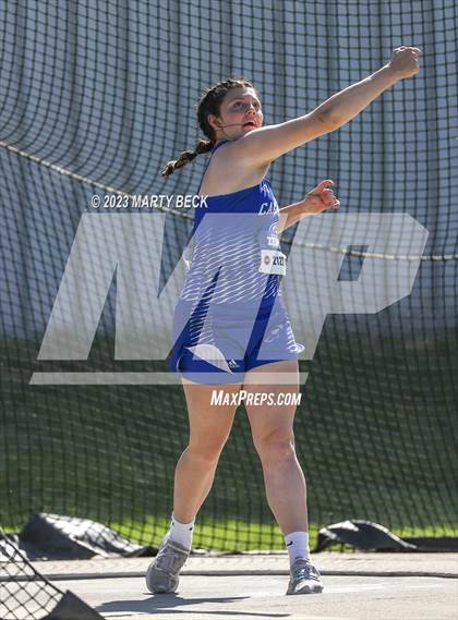 Thumbnail 1 in Class 5 Discus (MSHSAA State Championship) photogallery.