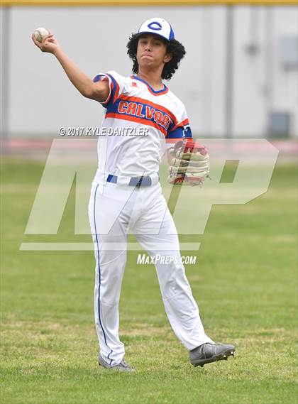 Thumbnail 2 in Calvary Christian vs Greenhill (Dallas Lutheran Wood Bat Tournament) photogallery.