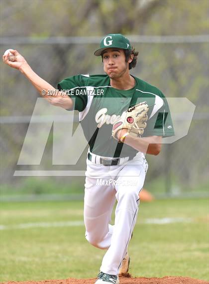 Thumbnail 2 in Calvary Christian vs Greenhill (Dallas Lutheran Wood Bat Tournament) photogallery.