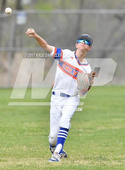 Thumbnail 3 in Calvary Christian vs Greenhill (Dallas Lutheran Wood Bat Tournament) photogallery.
