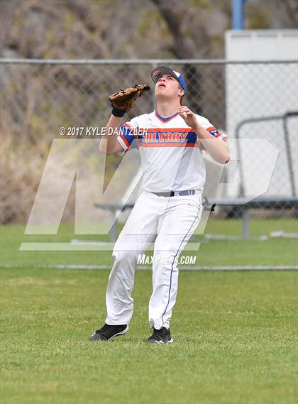 Thumbnail 3 in Calvary Christian vs Greenhill (Dallas Lutheran Wood Bat Tournament) photogallery.