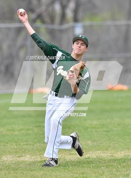 Thumbnail 2 in Calvary Christian vs Greenhill (Dallas Lutheran Wood Bat Tournament) photogallery.