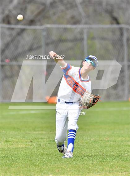 Thumbnail 2 in Calvary Christian vs Greenhill (Dallas Lutheran Wood Bat Tournament) photogallery.