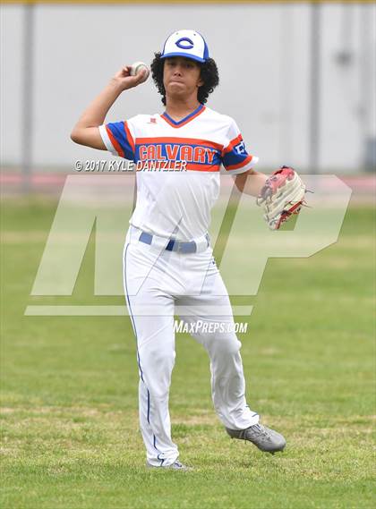 Thumbnail 1 in Calvary Christian vs Greenhill (Dallas Lutheran Wood Bat Tournament) photogallery.