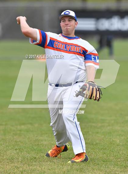 Thumbnail 3 in Calvary Christian vs Greenhill (Dallas Lutheran Wood Bat Tournament) photogallery.