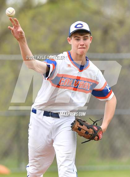 Thumbnail 3 in Calvary Christian vs Greenhill (Dallas Lutheran Wood Bat Tournament) photogallery.