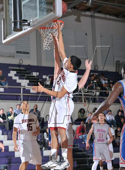 Thumbnail 3 in Christian Brothers vs. Centennial (St. Hope Elite Classic) photogallery.