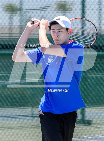 Thumbnail 1 in Davis vs. Dougherty Valley (CIF NorCal Regional Tennis Championships) photogallery.