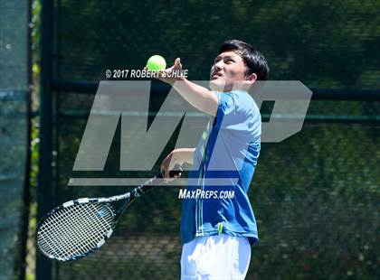 Thumbnail 3 in Davis vs. Dougherty Valley (CIF NorCal Regional Tennis Championships) photogallery.