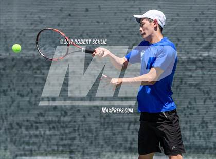 Thumbnail 1 in Davis vs. Dougherty Valley (CIF NorCal Regional Tennis Championships) photogallery.