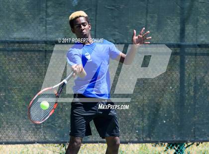 Thumbnail 1 in Davis vs. Dougherty Valley (CIF NorCal Regional Tennis Championships) photogallery.