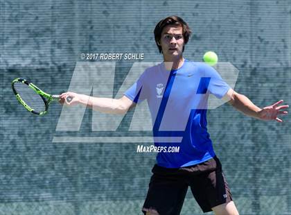 Thumbnail 2 in Davis vs. Dougherty Valley (CIF NorCal Regional Tennis Championships) photogallery.
