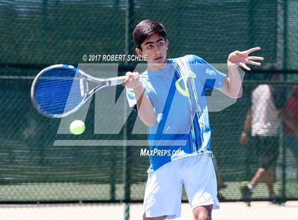 Thumbnail 1 in Davis vs. Dougherty Valley (CIF NorCal Regional Tennis Championships) photogallery.