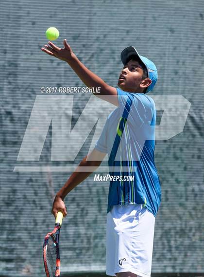 Thumbnail 1 in Davis vs. Dougherty Valley (CIF NorCal Regional Tennis Championships) photogallery.