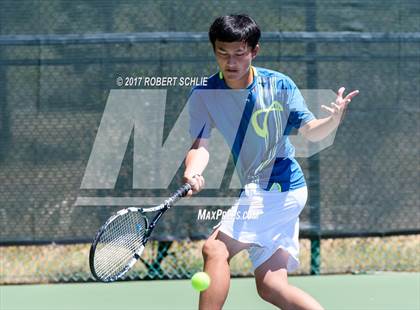 Thumbnail 1 in Davis vs. Dougherty Valley (CIF NorCal Regional Tennis Championships) photogallery.