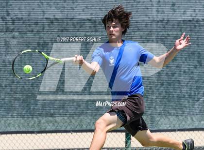 Thumbnail 1 in Davis vs. Dougherty Valley (CIF NorCal Regional Tennis Championships) photogallery.