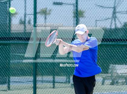 Thumbnail 1 in Davis vs. Dougherty Valley (CIF NorCal Regional Tennis Championships) photogallery.