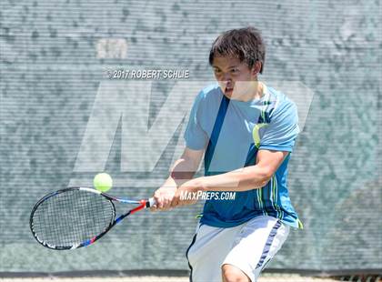 Thumbnail 1 in Davis vs. Dougherty Valley (CIF NorCal Regional Tennis Championships) photogallery.