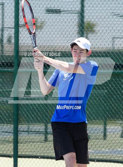 Thumbnail 1 in Davis vs. Dougherty Valley (CIF NorCal Regional Tennis Championships) photogallery.