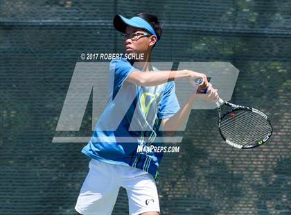 Thumbnail 3 in Davis vs. Dougherty Valley (CIF NorCal Regional Tennis Championships) photogallery.