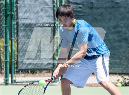 Thumbnail 3 in Davis vs. Dougherty Valley (CIF NorCal Regional Tennis Championships) photogallery.