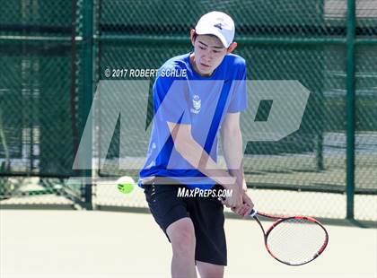 Thumbnail 2 in Davis vs. Dougherty Valley (CIF NorCal Regional Tennis Championships) photogallery.
