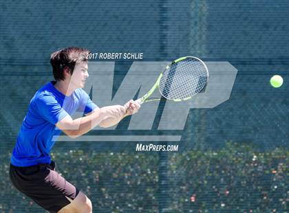 Thumbnail 3 in Davis vs. Dougherty Valley (CIF NorCal Regional Tennis Championships) photogallery.