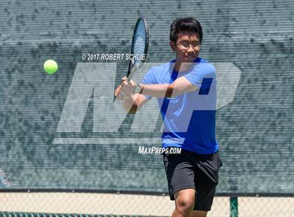 Thumbnail 1 in Davis vs. Dougherty Valley (CIF NorCal Regional Tennis Championships) photogallery.