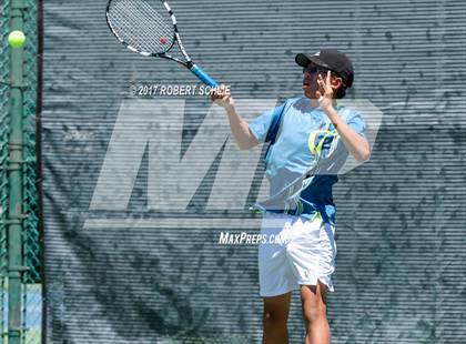 Thumbnail 1 in Davis vs. Dougherty Valley (CIF NorCal Regional Tennis Championships) photogallery.