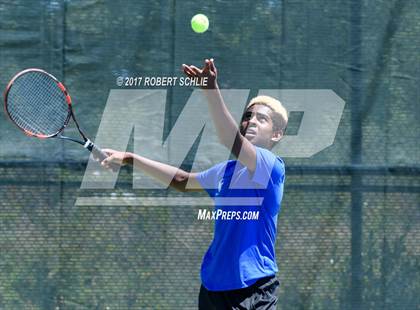 Thumbnail 3 in Davis vs. Dougherty Valley (CIF NorCal Regional Tennis Championships) photogallery.