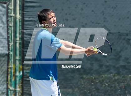 Thumbnail 1 in Davis vs. Dougherty Valley (CIF NorCal Regional Tennis Championships) photogallery.