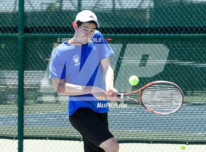 Thumbnail 1 in Davis vs. Dougherty Valley (CIF NorCal Regional Tennis Championships) photogallery.