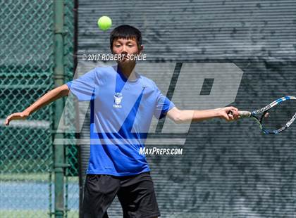 Thumbnail 1 in Davis vs. Dougherty Valley (CIF NorCal Regional Tennis Championships) photogallery.