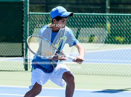 Thumbnail 1 in Davis vs. Dougherty Valley (CIF NorCal Regional Tennis Championships) photogallery.