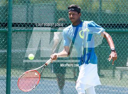 Thumbnail 1 in Davis vs. Dougherty Valley (CIF NorCal Regional Tennis Championships) photogallery.