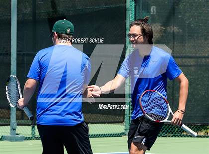 Thumbnail 3 in Davis vs. Dougherty Valley (CIF NorCal Regional Tennis Championships) photogallery.