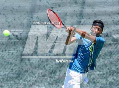 Thumbnail 1 in Davis vs. Dougherty Valley (CIF NorCal Regional Tennis Championships) photogallery.