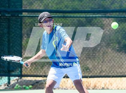 Thumbnail 2 in Davis vs. Dougherty Valley (CIF NorCal Regional Tennis Championships) photogallery.