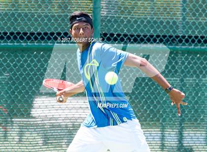 Thumbnail 1 in Davis vs. Dougherty Valley (CIF NorCal Regional Tennis Championships) photogallery.