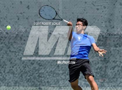 Thumbnail 1 in Davis vs. Dougherty Valley (CIF NorCal Regional Tennis Championships) photogallery.