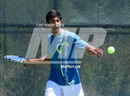 Thumbnail 3 in Davis vs. Dougherty Valley (CIF NorCal Regional Tennis Championships) photogallery.