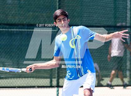 Thumbnail 3 in Davis vs. Dougherty Valley (CIF NorCal Regional Tennis Championships) photogallery.