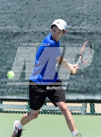 Thumbnail 1 in Davis vs. Dougherty Valley (CIF NorCal Regional Tennis Championships) photogallery.